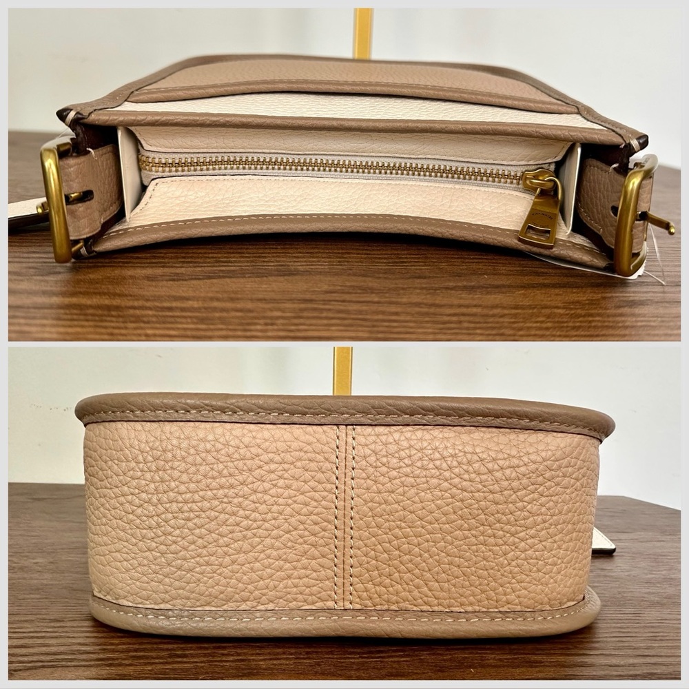 New Coach Emery Crossbody 21 In Colorblock Chalk Multi - Picture 4 of 12